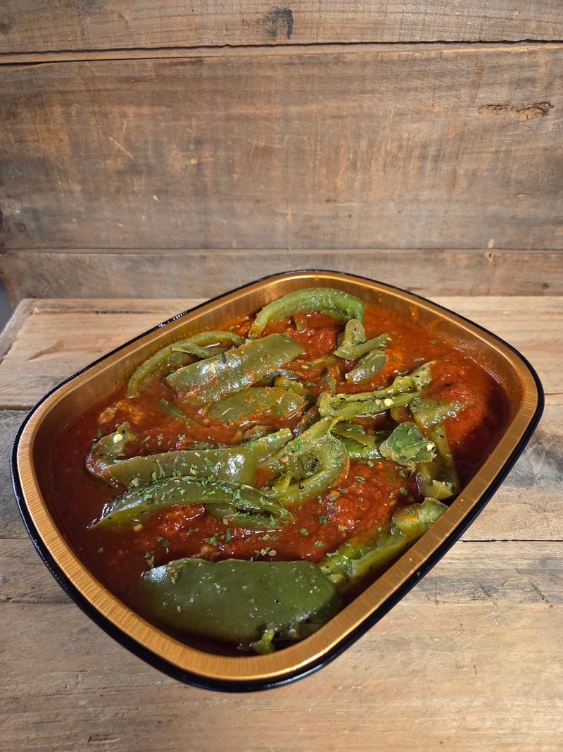 Hot Sausage and Peppers