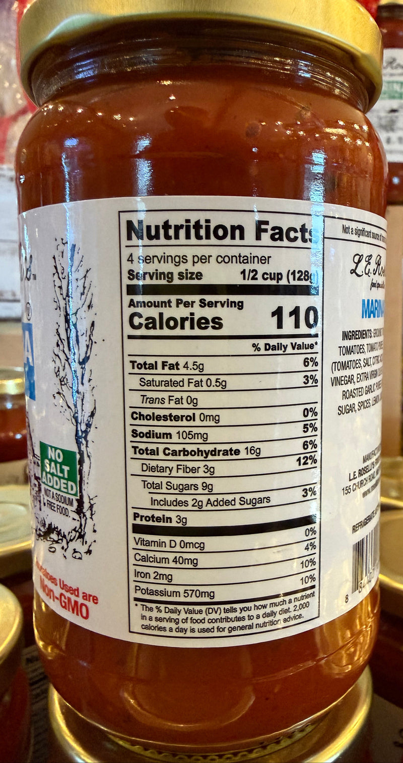 Marinara- Low Sodium 16oz