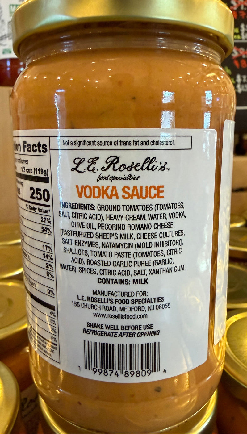 Vodka Sauce (jarred)